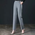 Spring Fall Black Elegant Career Formal Suit Pants Women - View 5 | SAMAG