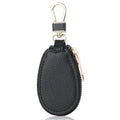 1PCS Leather Zipper Key Wallet Keychain Multifunctional Mini Purse Key Holder Case