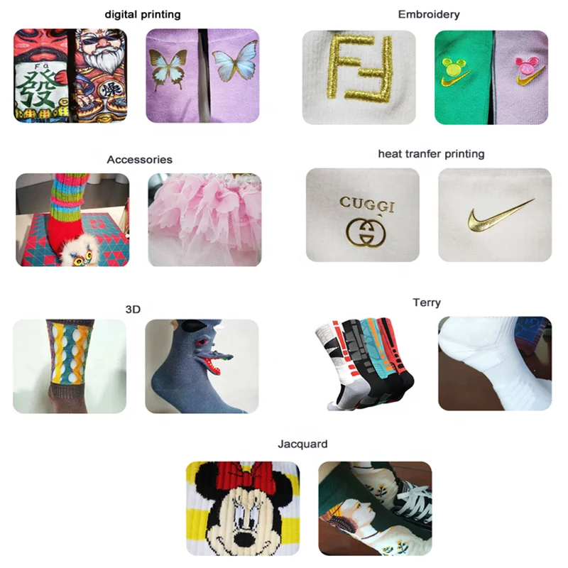 OEM Logo Crew Socks Men Running Sport Socks Cycle Athletic Custom Logo Basketball Socks