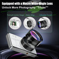 4K Digital Camera for Home Beauty Simulative Education CCD 6400 - Compact Size Video Camera with Zoom for Kids And Adults