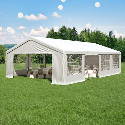 20x29.5ft Heavy Duty Party Tent with Removable Sidewalls | SAMAG