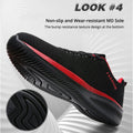 Ngouxm Men Running Sneakers Lightweight Sport Classical Lace Up Mesh Breathable Casual Shoes Male Fashion