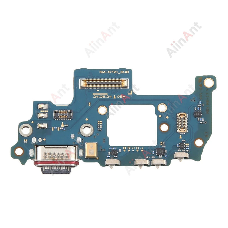 USB Mic Board Dock Charger Connector Charging Port Flex Cable For Samsung Galaxy S25 S24 S23 S21 S20 FE G781W G990W S721W S711W