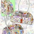 Kawaii Y2K Graffiti Handbag for Women Cute Star Strap Boston Bag Retro Manga Shoulder Bag Vintage Aesthetic Small Underarm Bag