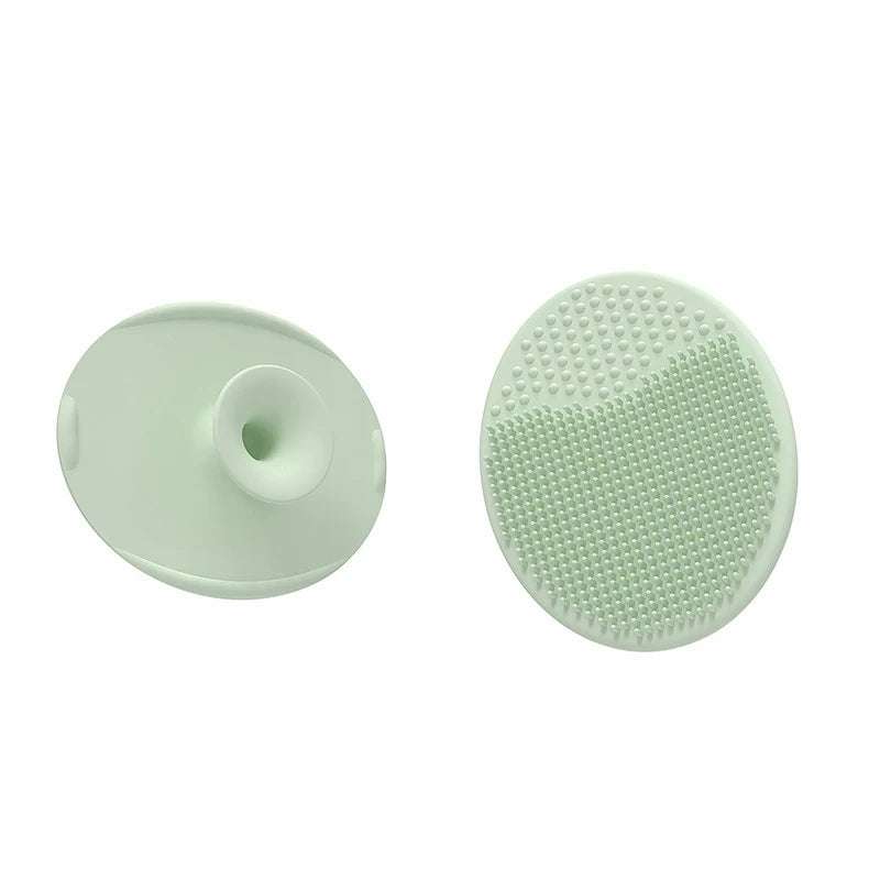 .Silicone Shampoo Brush For Baby Infant Bathing Soft Silicone Kids Children Shower Brush Head Hair Washing Massage Bath Brushes.
