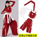 Girls K - pop Crop Top Joggers Cargo Pants Children Hip Hop - View 9 | SAMAG