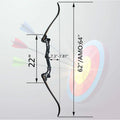 JUNXING F163 64inch Archery Takedown Recurve Bow 30-60lbs | SAMAG