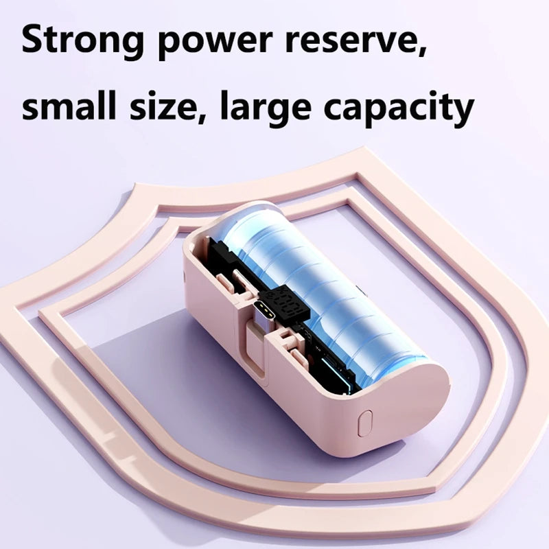 ROMOSS 500000mAh Capsule Power Bank Portable Large Capacity Super Fast Charging Mini External Battery for iPhone Huawei Samsung