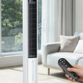 45" Windowless Air Conditioner for Bedroom, 25dB Ultra-Quiet Sleep Mode, 4L Dual Tank Cooling 24H, 120° Swing Swamp Cooler Air Conditioner, 12H Timer