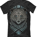 Creative Design Russian Spirit Russia Slavs Bear Runes Printed T-Shirt. Summer Cotton Short Sleeve O-Neck Mens T Shirt New S-3XL