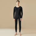 100% Pure Cotton Men's Autumn Clothing and Pants Set, Warm Underwear, Solid Color Base Layer, Autumn and Winter Cotton Sweater