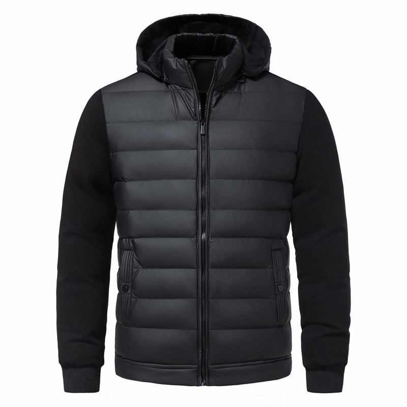 Men Lightweight Cotton Parkas Men Hooded Youth Casual Versatile Short Jacket Men Autumn and Winter Snow Clothing Thermal Jacket