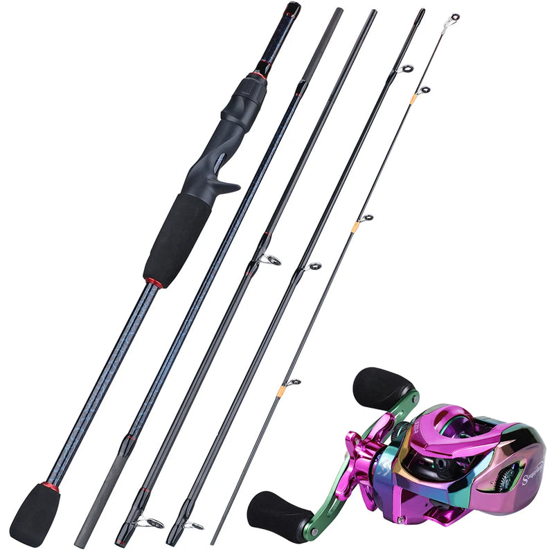 Sougayilang Fishing Rods and Reels 5 Section Carbon - View 7 | SAMAG