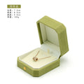 Green Jewelry Ring Box For Engagement Wedding Ring Box Birthday Jewerly Pendant Bracelet Necklace Display Gift Box