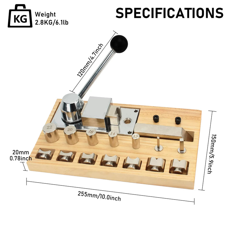 Ring Bender Bending Machine Kit Multi-Functional Metal Ring Bending Machine for Gold Silver and Copper Jewelry Making Tools