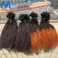 16inch Afro Kinky Bulk Human Hair for Braiding Twist Curly Hair Dreadlock Extensions for Braiding Hair Locs Extensions
