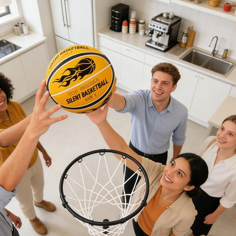 Quiet Basketball Soundless Practice Ball Airless | SAMAG