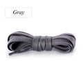 Autumn Winter Waxed Cotton Shoelaces 0.8CM Width Flat Waterproof Laces Unisex Boots Casual Sneakers Shoelace Leather Laces Shoes
