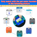 Water Pump LED Light Pet Cat Water Fountain Motor Replacement for Cat Flowers Drinking Bowl Dispenser Pet Accessories