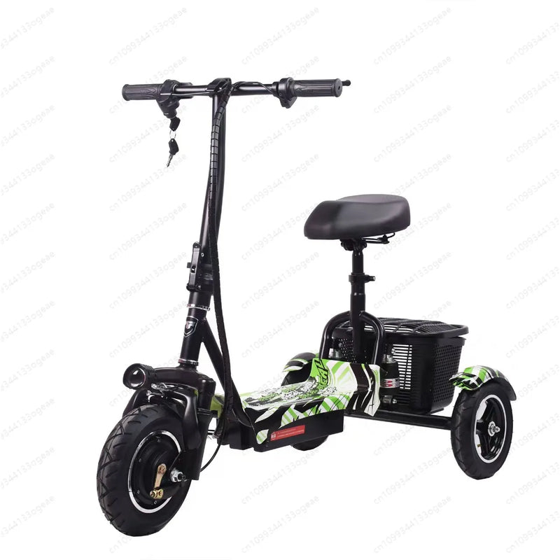 New Foldable Lithium Battery Electric Tricycle Adult Household