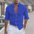 Summer Trend Men's Long-Sleeved Shirt - Casual Breathable | SAMAG