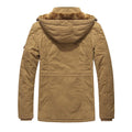 Men's Casual Winter Thick Warm Parkas Windproof Overcoats Male Military Wool Liner Hooded Down Jackets Outdoors Long Coats