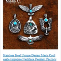 BEIER Stainless steel Cool Unique Black Stone Ring Titanium Steel Retro Old Totem Jewelry For Man Factory Price Sale BR8-334