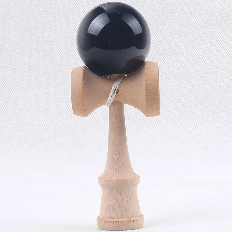 Crack Painted Kendama Toy Outdoor Fitness Balls Train Eye-hand Coordination for Children Adults Outdoor Fun Juggling Sports Ball