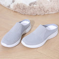 Women's Summer Shoes Plus Size Casual Single Ladies Shoes Soft Sole Cover Half Slippers Sale Shoes with Free Shipping