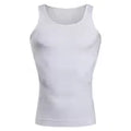 Men's Compression Body Shaper Vest Seamless Slimming Tank Top Waist Trainer Belly Control Undershirt Shapewear for Weight Loss