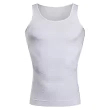 Men's Compression Body Shaper Vest Seamless Slimming Tank Top Waist Trainer Belly Control Undershirt Shapewear for Weight Loss