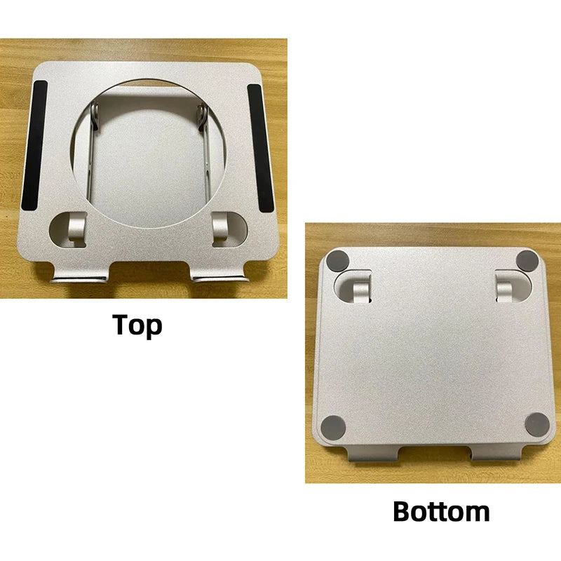 Desktop tablet stand, with hollowed-out heat dissipation, available in two options: rotatable and non-rotatable
