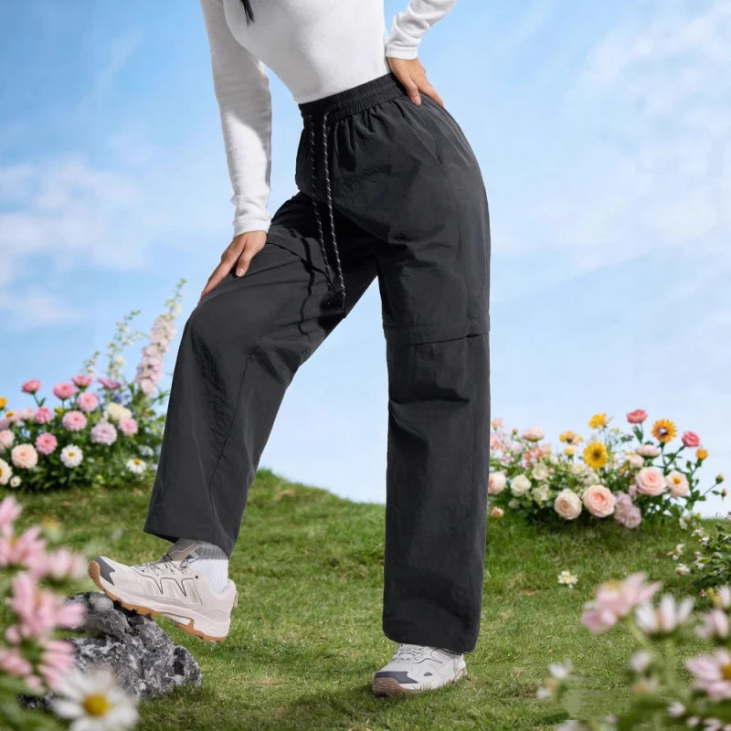 Women Elastic Waist Drawstring Pants Quick Dry Thigh - View 4 | SAMAG