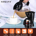 12 Cups Coffee Machine Mini Automatic Dripping Home Office Coffee Maker Multi-function Brew Tea Coffee home appliances