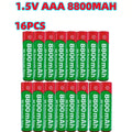 NEW 8800mAh Rechargeable Battery AAA  Alkalinity Battery 1.5 V AAA Battery for Clocks Mice Computers Toys So on