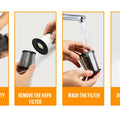 Handheld Vacuum Cleaner 6500Pa Powerful Wireless Car Vacuum Cleaner Lightweight Portable Dustbuster Home Cleaning Machine
