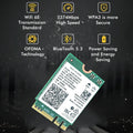 KEBIDUMEI AX210NGW WiFi 6E Card Bluetooth 5.3 2.4G/5G/6GHz 802.11AX M.2 NGFF Wireless Network Adapter For - Visuel 3 | SAMAG