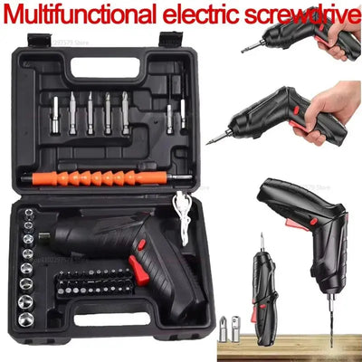 3.6v Power Tools Electric Screwdriver Kit Cordless Lithium Set 1800mAh Battery Powered Portable | SAMAG