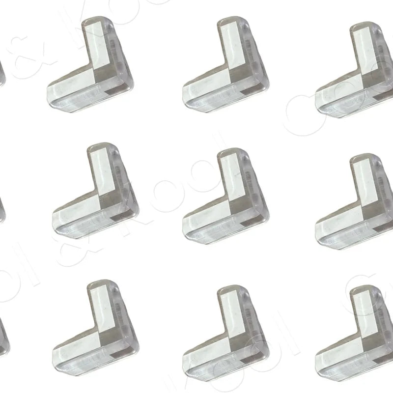 Clear Silicone Corner Guards, Transparent Edge Protectors for Furniture - Invisible Baby Safety Bumpers