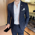 Men's Slim Fit Business Suit High Quality Boutique Fashion Two-Piece Set Handsome Trend Banquet Four Seasons Trousers Included