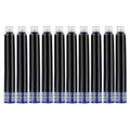 10PCS/Set Simple 3.4mm Caliber Ink Cartridge Blue/Red/Black Plastic Material Fountain Pen Refill Simple Design Pen Ink Students
