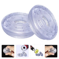 2pcs Anti-slip Gasket Doorway Pull Up Bar End Pad Muscle Trainer Suction Cup Cover Detachable Fitness Sports Rubber Material