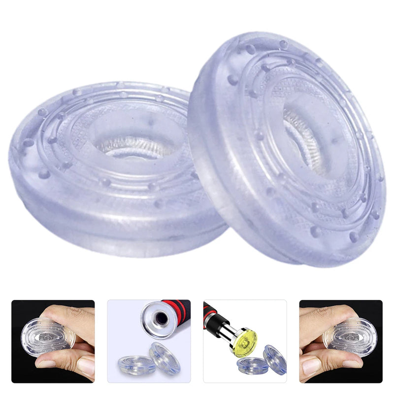 2pcs Anti-slip Gasket Doorway Pull Up Bar End Pad Muscle Trainer Suction Cup Cover Detachable Fitness Sports Rubber Material