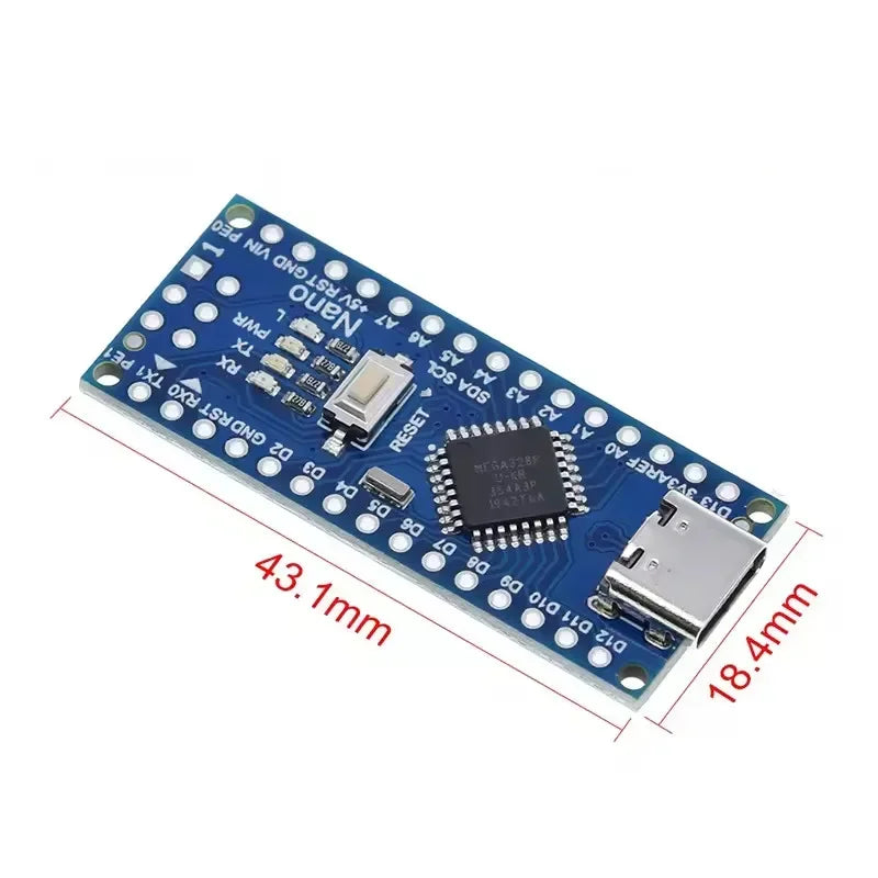 Nano 3.0 Type - C controller compatible with for Arduino CH340 USB driver with CABLE V3.0 ATMEGA328P - C - Visuel 4 | SAMAG