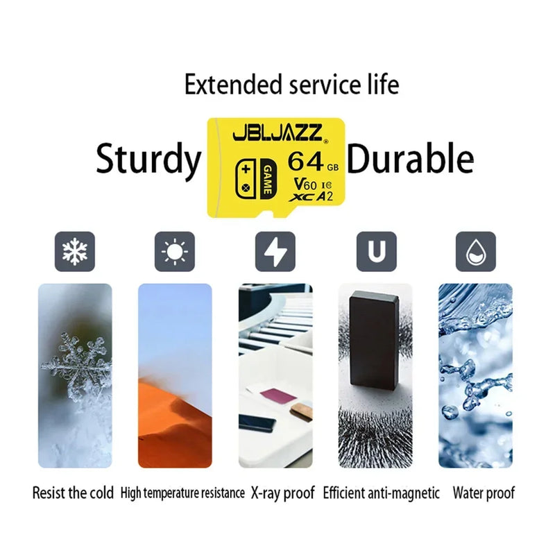 128GB 256GB Original New Class10 Memory SD Card 512GB High Speed Micro TF/SD Cards Shockproof SD Memory Card For Phone Tablet PC