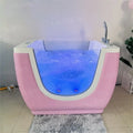 l Home Freestanding Hydrotherapy Baby SPA Bathtub Massage Thermostat Soaking Bathtub Acrylic Children's Bathtub
