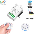433Mhz Wireless Smart Light Switch 110V 220V 10A Mini Relay Receiver Wall Panel Remote Control Switch for Fan Lamp Humidifier