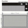 4/5/6/7/8ft Privacy Fence Screen, Net, Heavy Duty Fencing | SAMAG