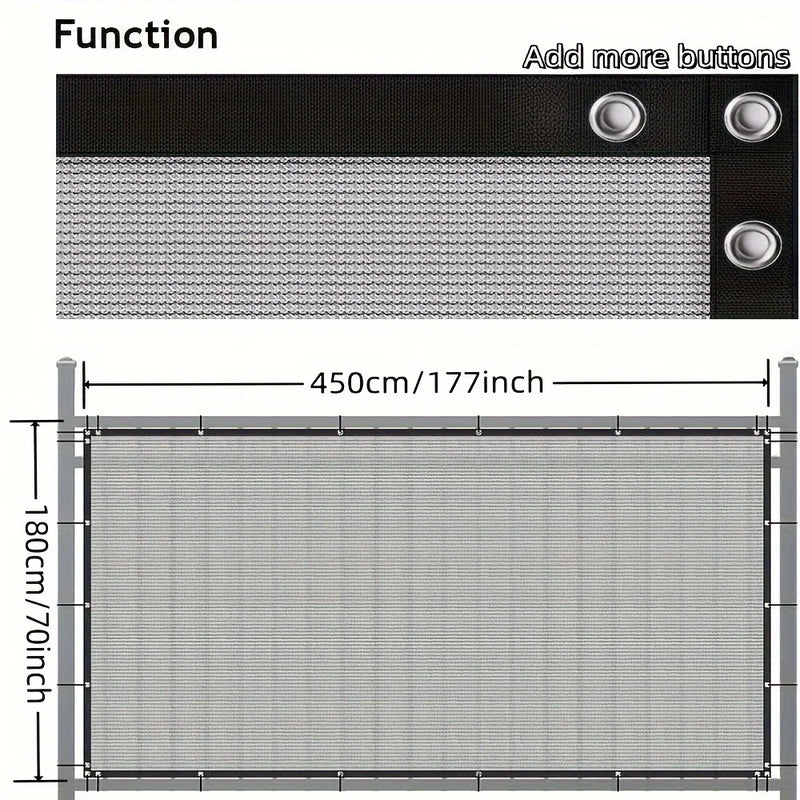 4/5/6/7/8ft Privacy Fence Screen, Net, Heavy Duty Fencing | SAMAG