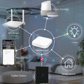 BSEED Zigbee Wall Switches Smart Touch Screen Light Switch 1/2/3Gang 1/2/3Way Google Alexa Tuya App Control No Neutral Line
